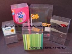 plastic box, clear box, transparent box, folding box 