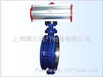 D671X對夾式氣動軟密封蝶閥 2