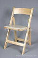 Wood Folding Chair 2