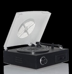 USB TURNTABLE WITH CASSETTE PLAYER