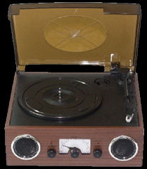 USB TURNTABLE PLAYER WITH AM/FM RADIO