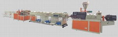 PVC double pipe extrusion line