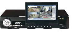 H264 4CH Stand alone DVR with 7 inch detachable LCD monitor