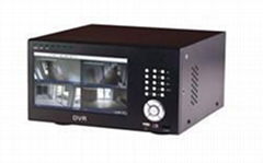 H264 4CH dvr with 7 inch fixed TFT
