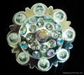 Conchos with crystal trims 1