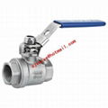 2PC  ball valve with Locking device  1