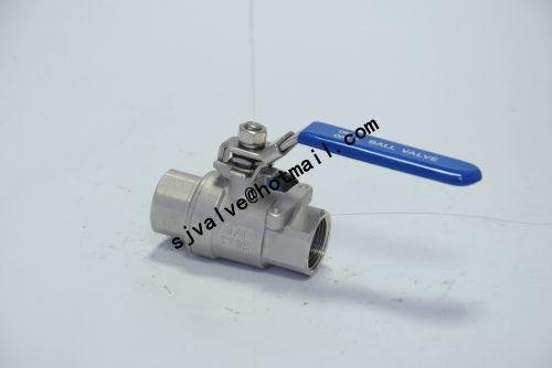 2PC  ball valve with Locking device  3