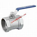 DIN/API/GB  SUS304/SUS316  2PC ball valves 3