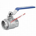 Stainless steel 2PC ball vave ,low Price,Light Type