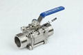 3PC ball valves(SS201,SS304,SS316,WCB) 2