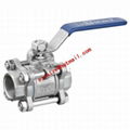 3PC ball valve 1000WOG(2000WOG)