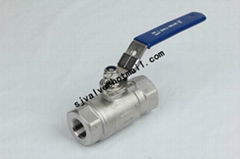 2PC inner thread ball valves（3000WOG）