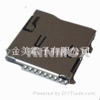 Micro sd card socket connector,tf card socket connector push push