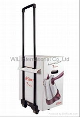 New design paper trolley, cardboard paper trolley 