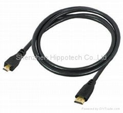 Micro HDMI cable-A type to D type
