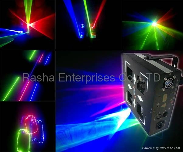 NEW 1W RGB Full Color Moving Head Laser Light,Animation Laser for Advertisin 5