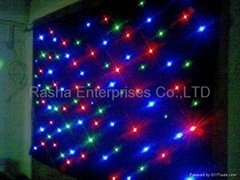RGB LED Starcloth,LED Curtain Screen,Star Cloth,Vedio Curtain Screen