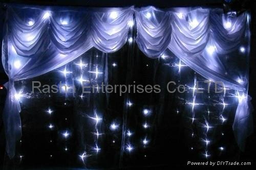 New Design Wedding LP20 LED RGB Video Star Curtain，LED Starcoth,LED Backdrops