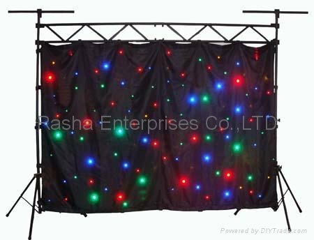 RGB LED Starcloth,LED Curtain Screen,Star Cloth,Vedio Curtain Screen 4