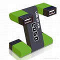 robot usb hub with usb flash disk/usb