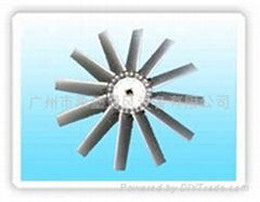 Aluminum axial flow impeller