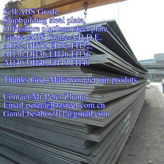 Sell :Shipbuilding steel plate Grade ABS A 