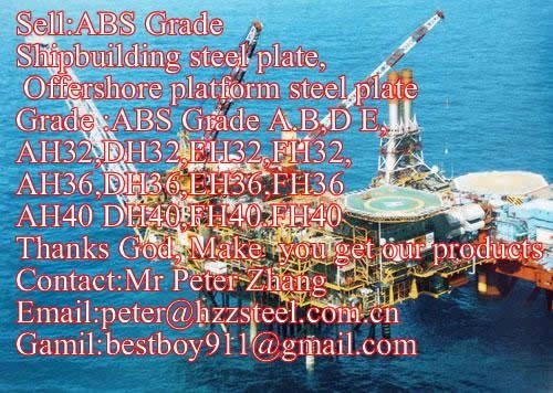 Sell :Shipbuilding steel plate Grade ABS AH40 