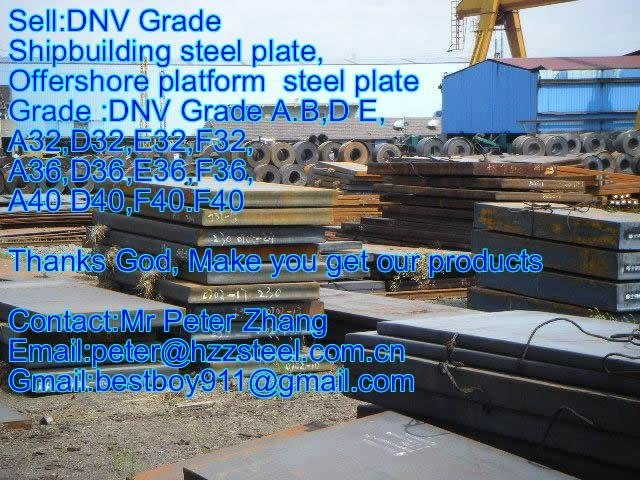  Sell :DNV steel plate A   B  D  E   