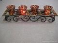 glass mosaic candle holders 1