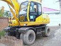 used HyundaiR130-5w wheel excavator