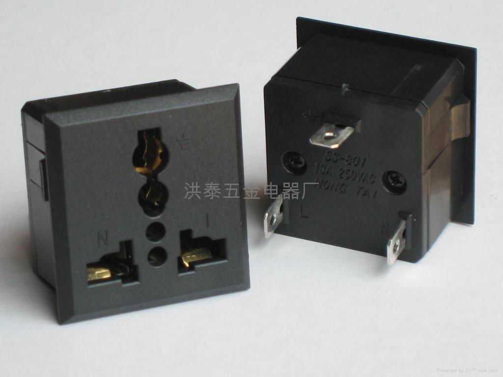 Power source succession plug, tabletop plug, solar energy invertor plug