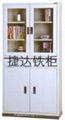 In the bucket glassy iron swing door cabinet