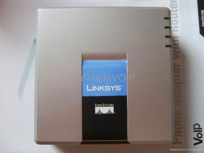 NEW UNLOCKED Linksys SPA2102 Adapter with Router - IP phone T38 VOIP Gateway 3