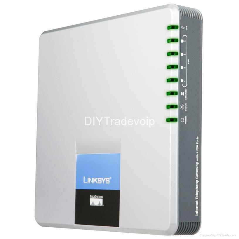 Linksys SPA400 Internet Telephony Gateway with 4 FX0 Po 2