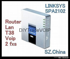 NEW UNLOCKED Linksys SPA2102 Adapter