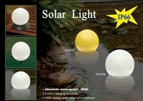 Popular Plastic Solar Floating Light