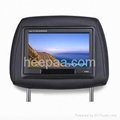 7 Inch Headrest TFT LCD Monitor Player 1