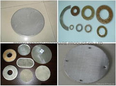 stainless steel filter disc