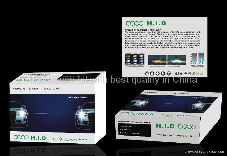 HID xenon kit with philips tube and GE tube