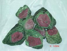 Zoisite with Ruby