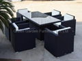 PE rattan garden chair(0246A)