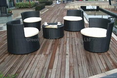 PE rattan garden furniture(0086)