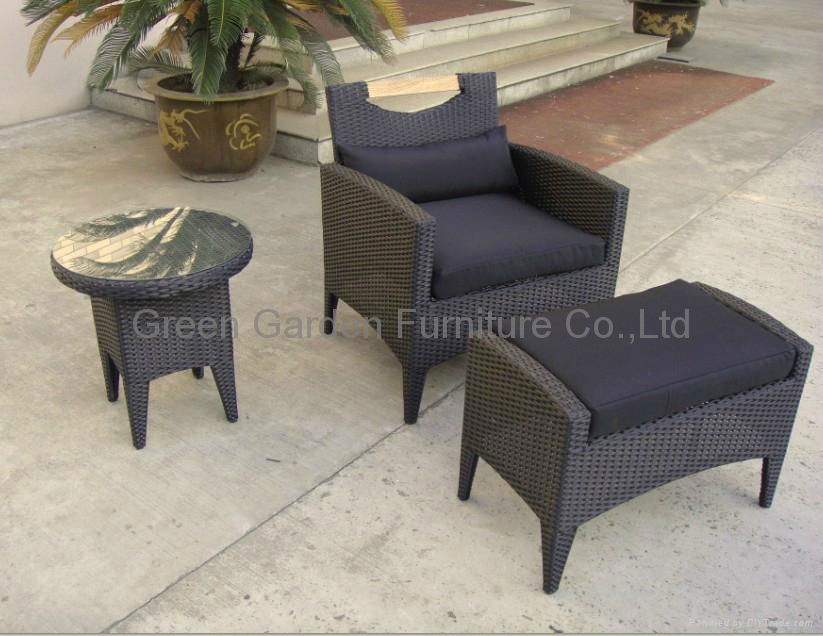 PE rattan garden furniture(0217)