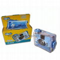 disposable underwater camera with