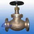 Supply 5K/16K JIS marine bronze globe valve 