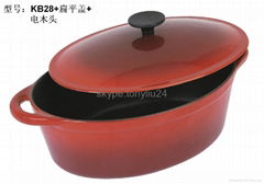 Cast Iron Enamel Casserole