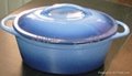 5Qt Round Casserole in Blue with