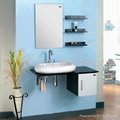 bathroom Solid Wooden Cabinet Included