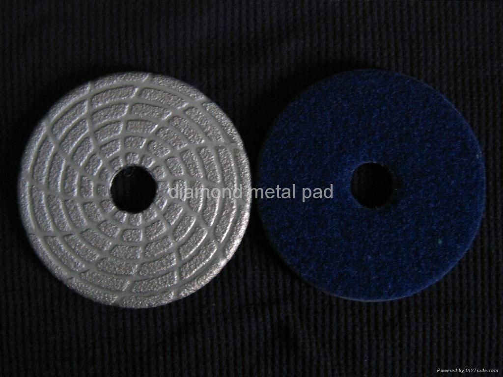 Brazed Polishing Pads Velcro 