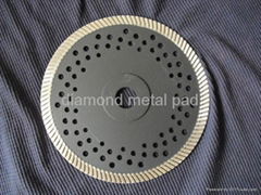 Diamond turbo blade Reinforced core